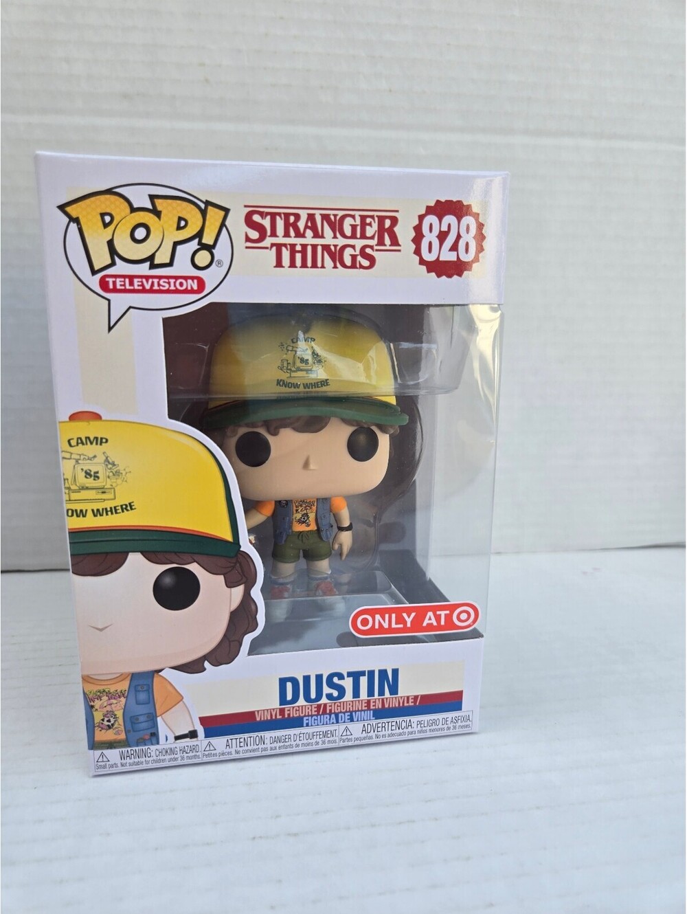 Funko Pop! Television Stranger Things Dustin #828 Collectible Figure - Very Good